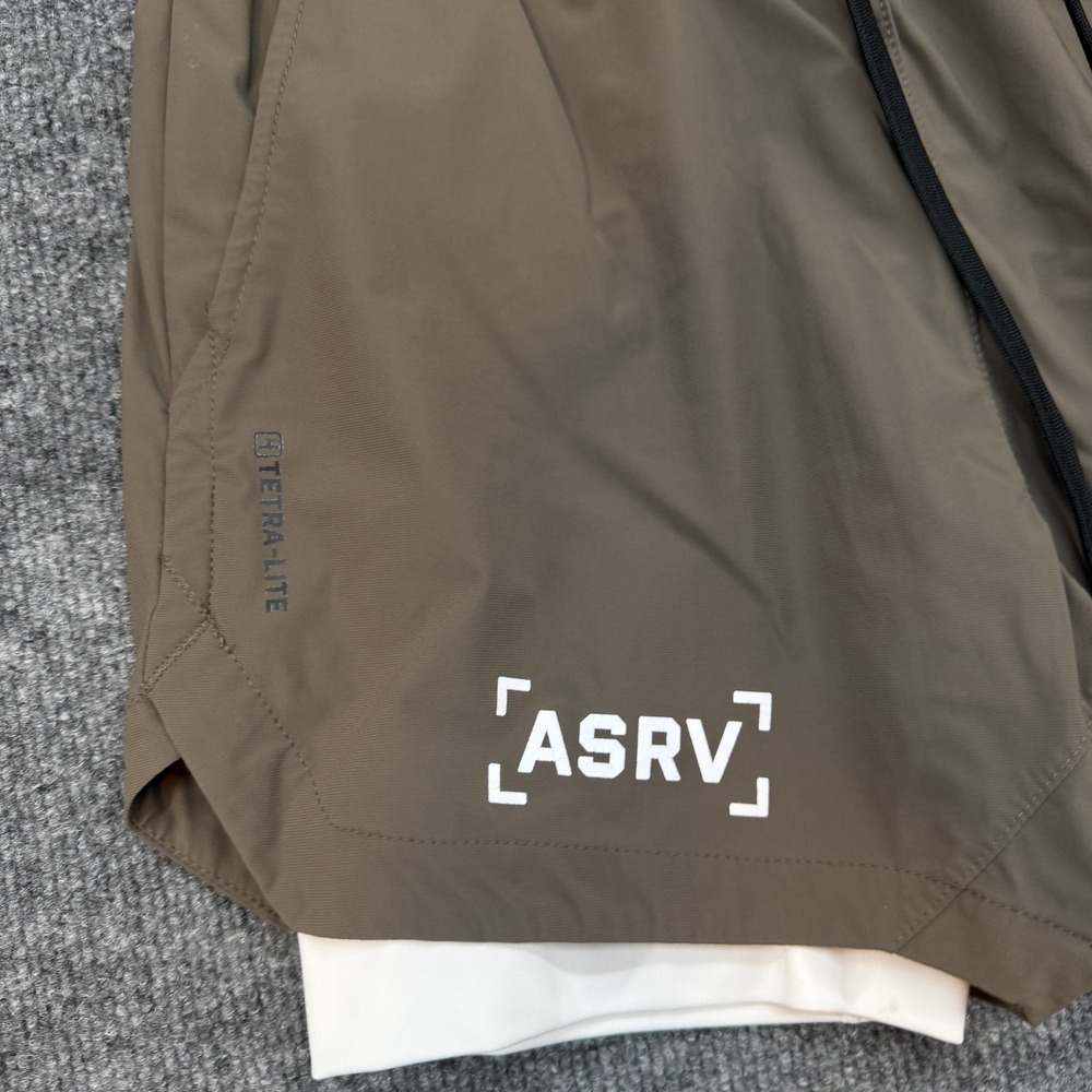 ASRV Men's Size Small Brown Tetra Lite 5" Liner Bracket Shorts - Picture 3 of 12